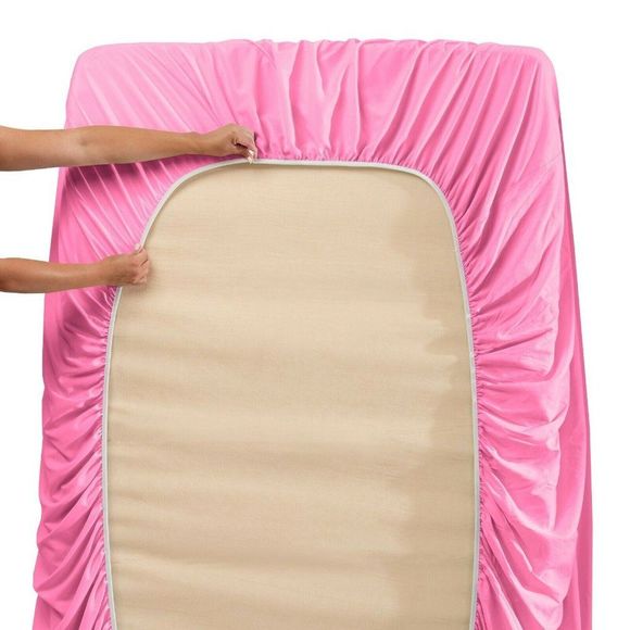 Light Pink Egyptian Comfort Bed Sheets 4 Piece! - Picture 3 of 3